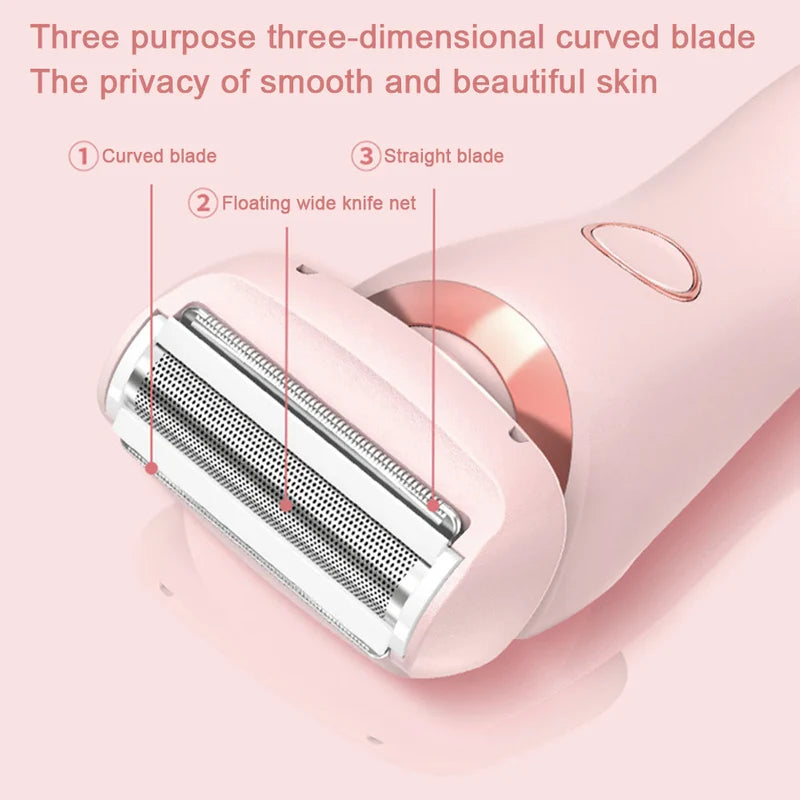 2-in-1 Electric Women's Razor and Bikini Trimmer